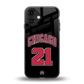 chicago 21 back phone cover | glass case for iphone 16