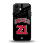 chicago 21 back phone cover | glass case for iphone 16