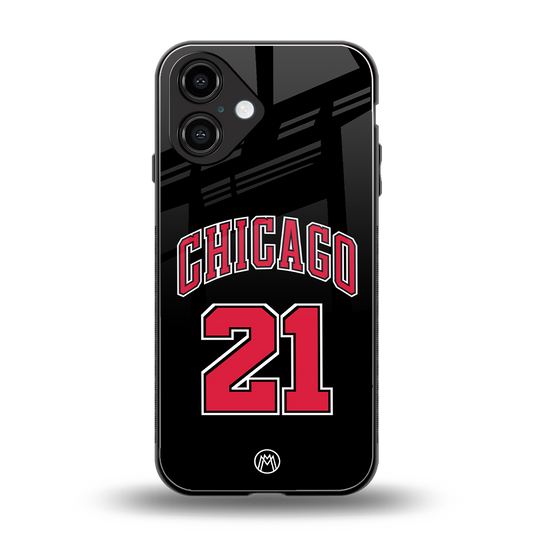 chicago 21 back phone cover | glass case for iphone 16