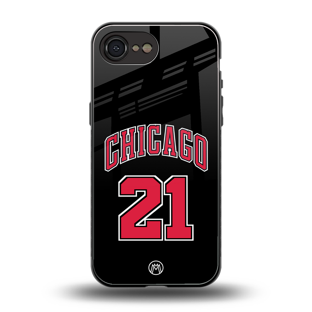 chicago 21 back phone cover | glass case for iphone 16e