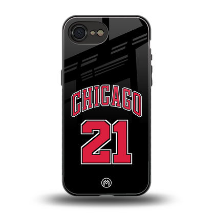 chicago 21 back phone cover | glass case for iphone 16e