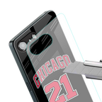 chicago 21 back phone cover | glass case for iphone 16e