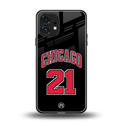 chicago 21 back phone cover | glass case for nothing phone 1