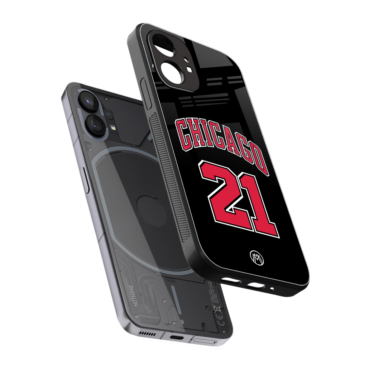 chicago 21 back phone cover | glass case for nothing phone 1