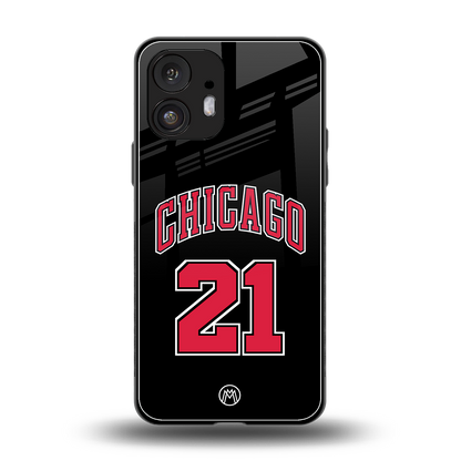 chicago 21 back phone cover | glass case for nothing phone 2