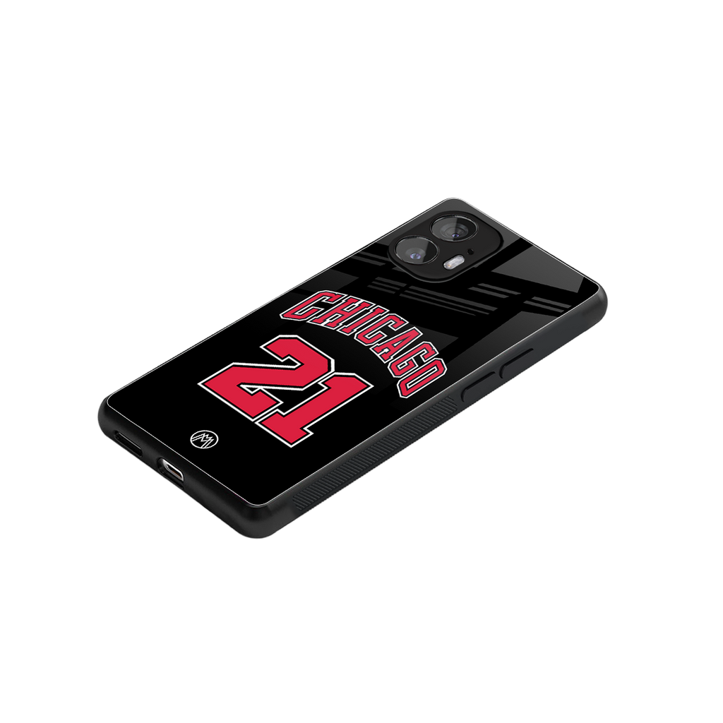 chicago 21 back phone cover | glass case for nothing phone 2