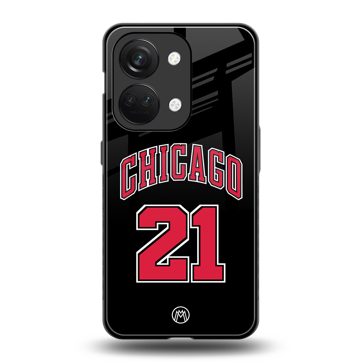 chicago 21 back phone cover | glass case for oneplus nord 3