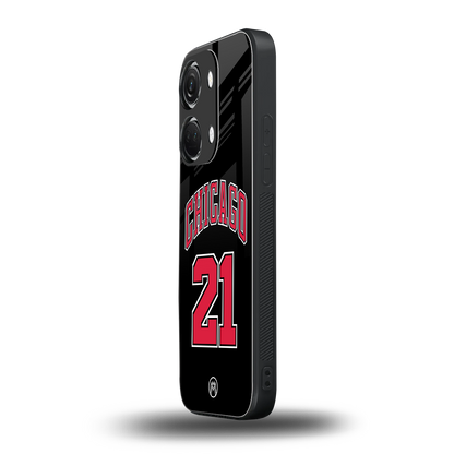 chicago 21 back phone cover | glass case for oneplus nord 3