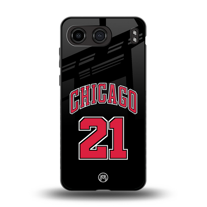 chicago 21 back phone cover | glass case for oneplus nord 4