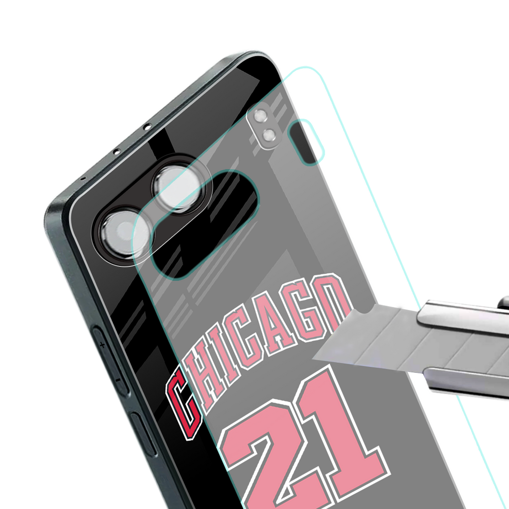chicago 21 back phone cover | glass case for oneplus nord 4