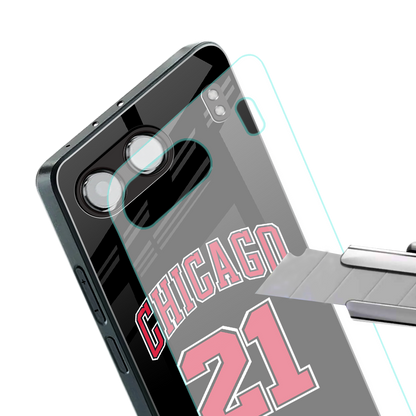 chicago 21 back phone cover | glass case for oneplus nord 4