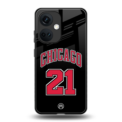 chicago 21 back phone cover | glass case for oneplus nord ce 3