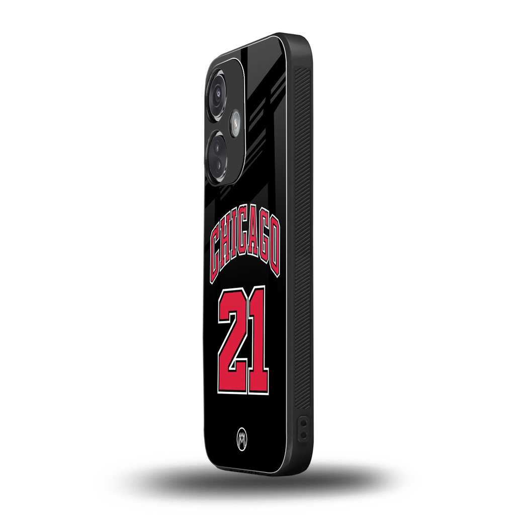 chicago 21 back phone cover | glass case for oneplus nord ce 3