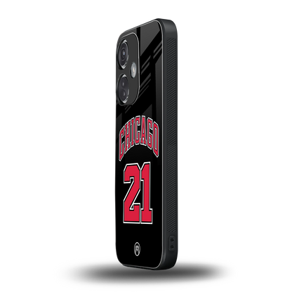 chicago 21 back phone cover | glass case for oneplus nord ce 3