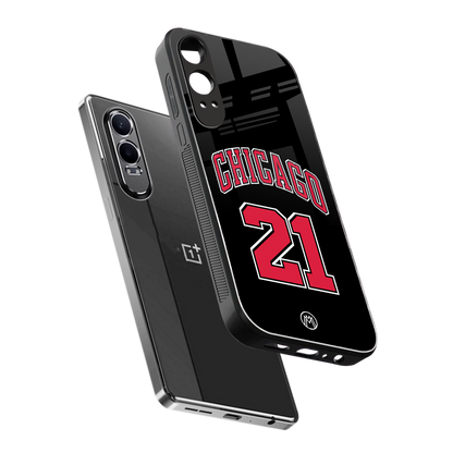 chicago 21 back phone cover | glass case for oneplus nord ce 4 lite