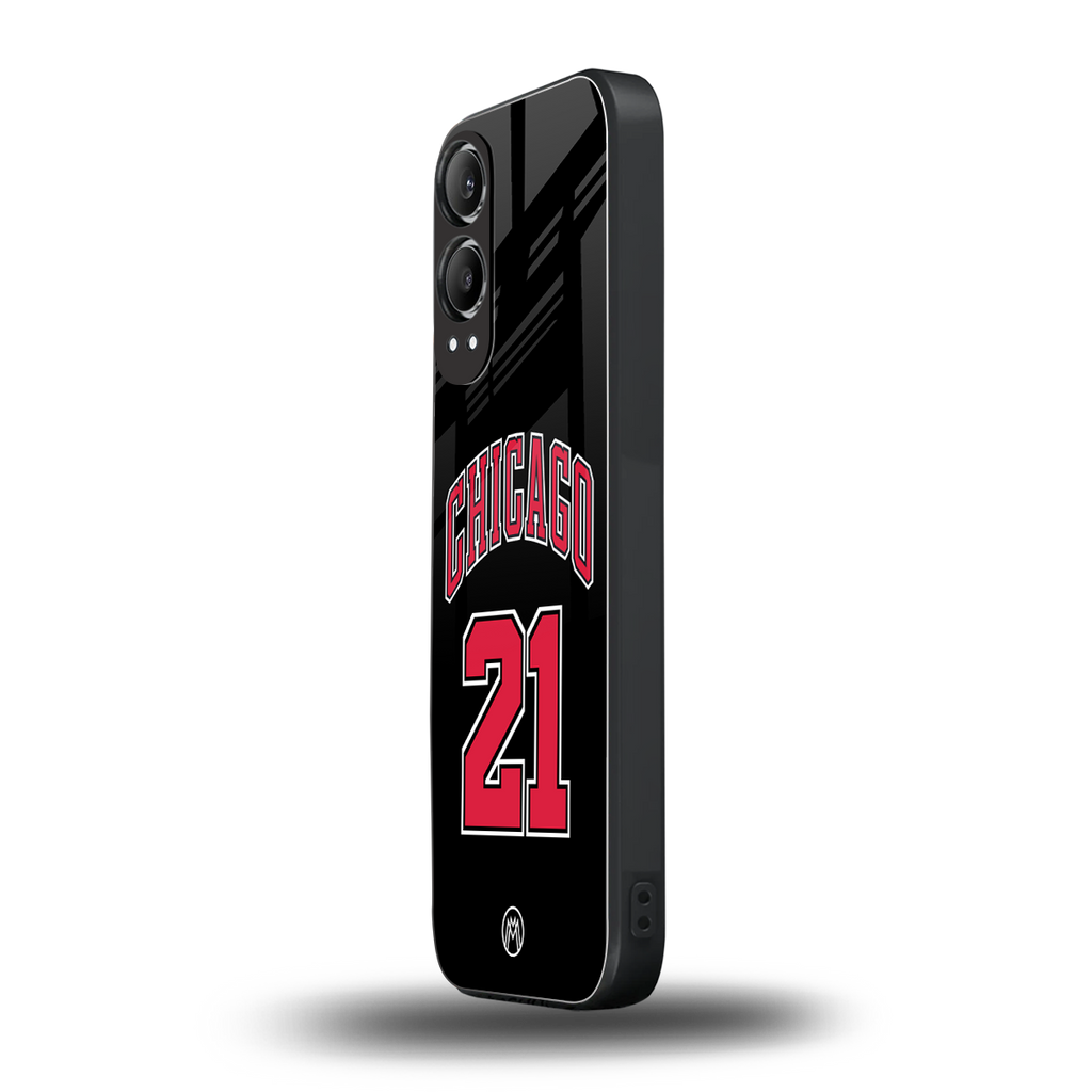 chicago 21 back phone cover | glass case for oneplus nord ce 4 lite
