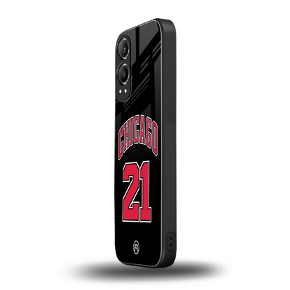 chicago 21 back phone cover | glass case for oneplus nord ce 4 lite