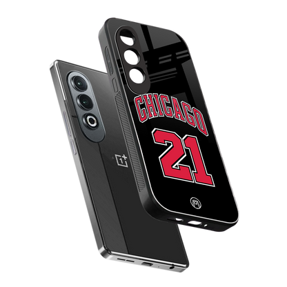 chicago 21 back phone cover | glass case for oneplus nord ce 4