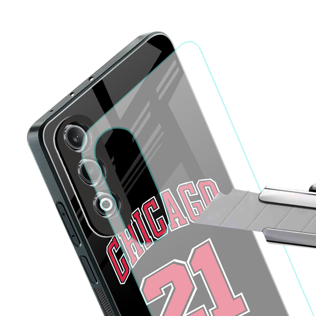 chicago 21 back phone cover | glass case for oneplus nord ce 4