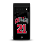 chicago 21 back phone cover | glass case for google pixel 6 pro