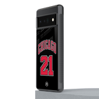 chicago 21 back phone cover | glass case for google pixel 6 pro