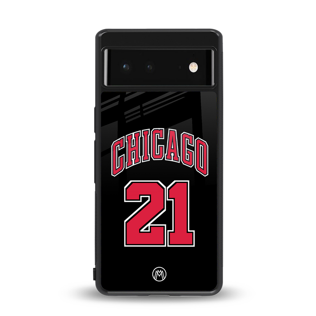 chicago 21 back phone cover | glass case for google pixel 6