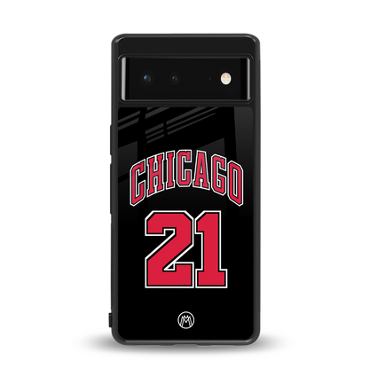 chicago 21 back phone cover | glass case for Google Pixel 6A