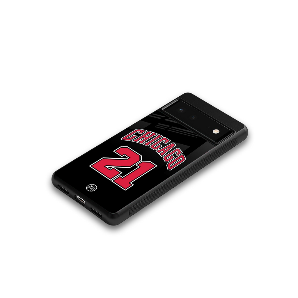 chicago 21 back phone cover | glass case for Google Pixel 6A