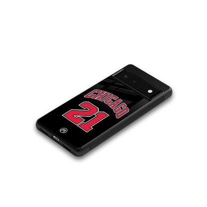 chicago 21 back phone cover | glass case for Google Pixel 6A