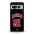 chicago 21 back phone cover | glass case for google pixel 7 pro