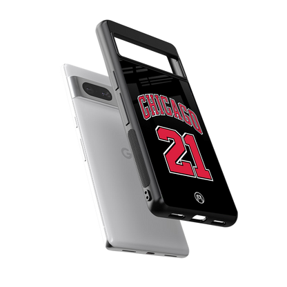 chicago 21 back phone cover | glass case for Google Pixel 7A