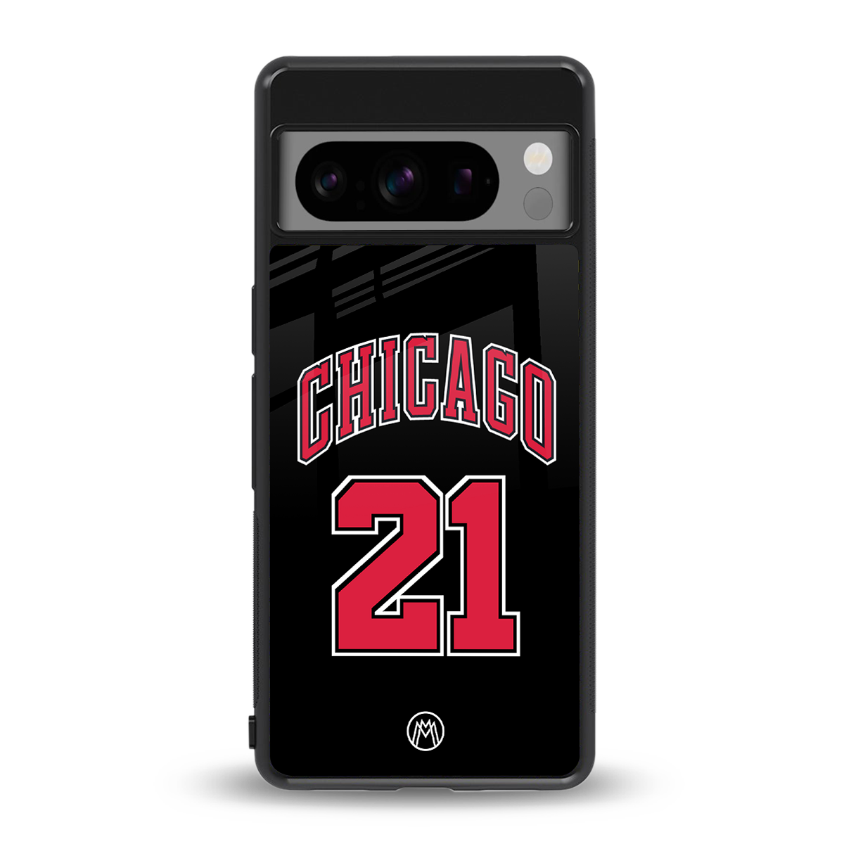 chicago 21 back phone cover | glass case for google pixel 8 pro