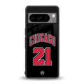 chicago 21 back phone cover | glass case for google pixel 8 pro