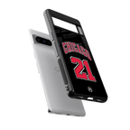 chicago 21 back phone cover | glass case for google pixel 8 pro