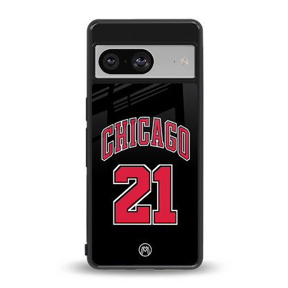 chicago 21 back phone cover | glass case for Google Pixel 8