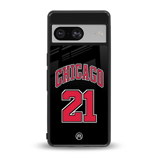 chicago 21 back phone cover | glass case for Google Pixel 8