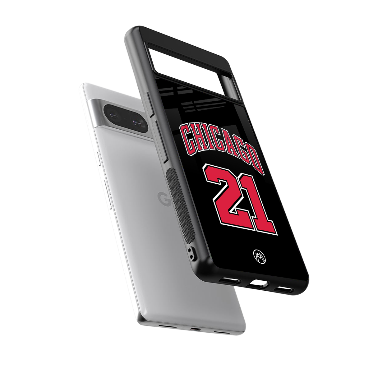 chicago 21 back phone cover | glass case for Google Pixel 8
