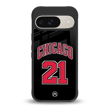 chicago 21 back phone cover | glass case for google pixel 9