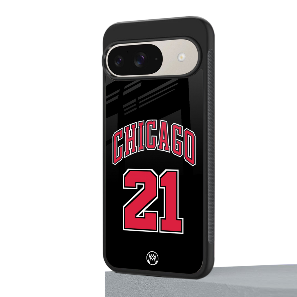 chicago 21 back phone cover | glass case for google pixel 9