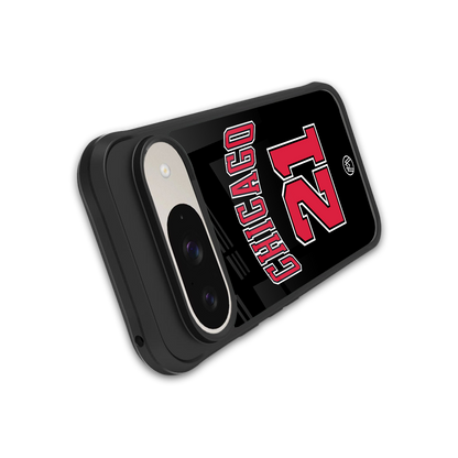 chicago 21 back phone cover | glass case for google pixel 9