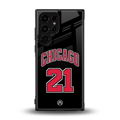 chicago 21 back phone cover | glass case for samsung galaxy s24 ultra