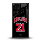 chicago 21 back phone cover | glass case for samsung galaxy s23 ultra