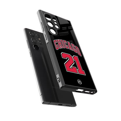 chicago 21 back phone cover | glass case for samsung galaxy s24 ultra