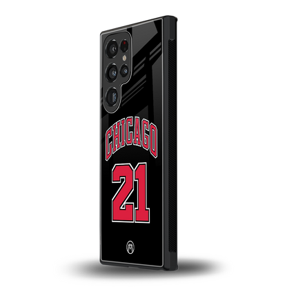 chicago 21 back phone cover | glass case for samsung galaxy s24 ultra