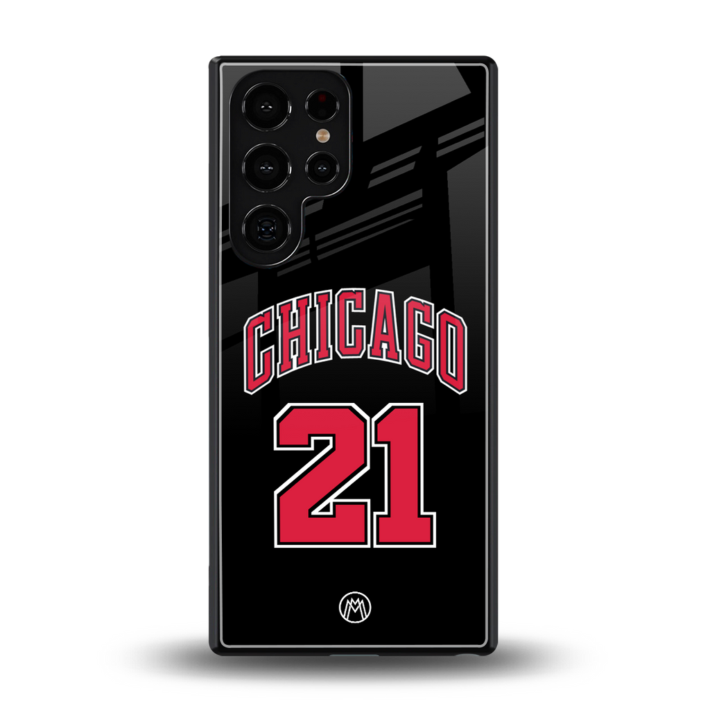 chicago 21 back phone cover | glass case for samsung galaxy s25 ultra