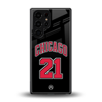 chicago 21 back phone cover | glass case for samsung galaxy s25 ultra