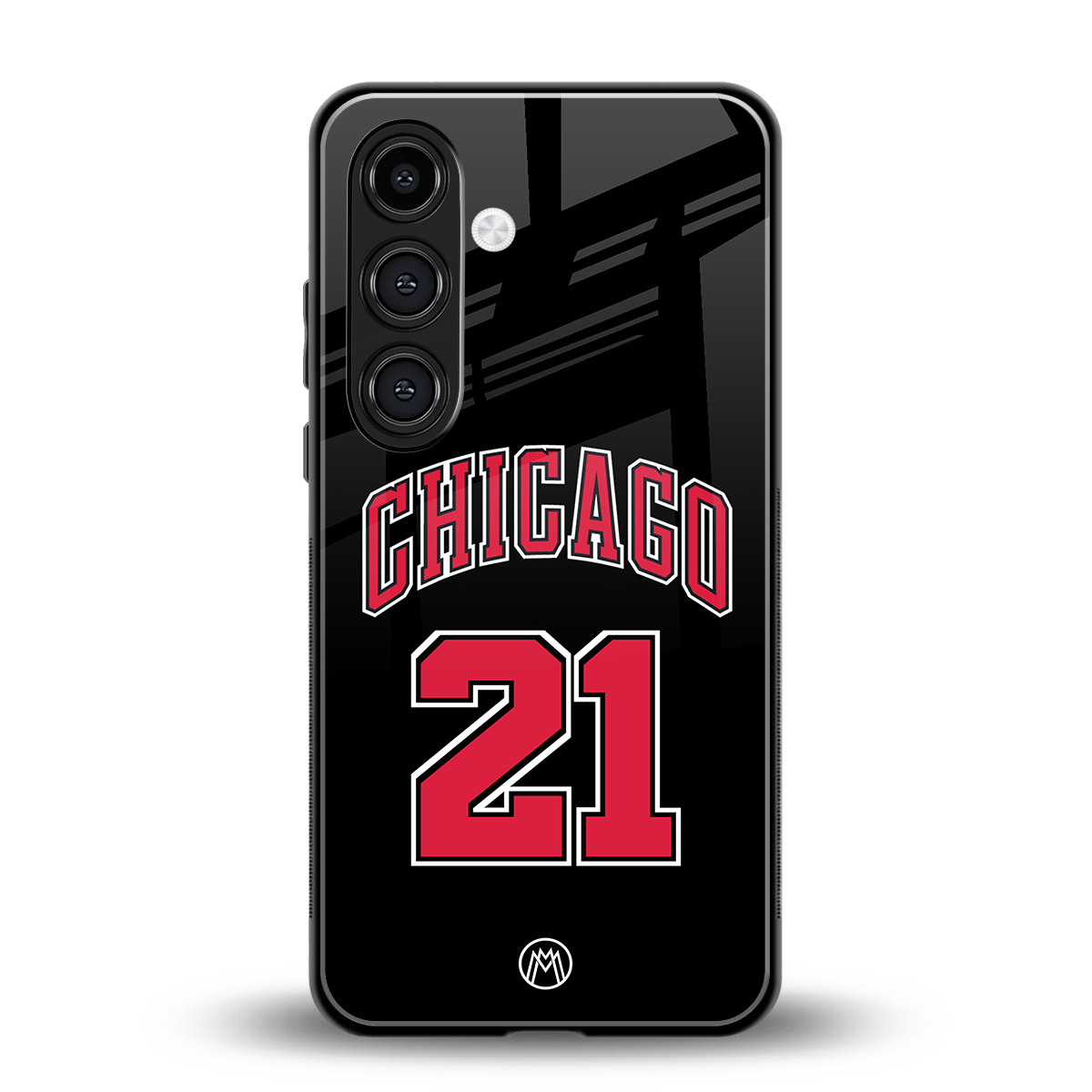 chicago 21 back phone cover | glass case for samsung galaxy s25