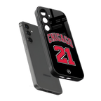 chicago 21 back phone cover | glass case for samsung galaxy s24 plus
