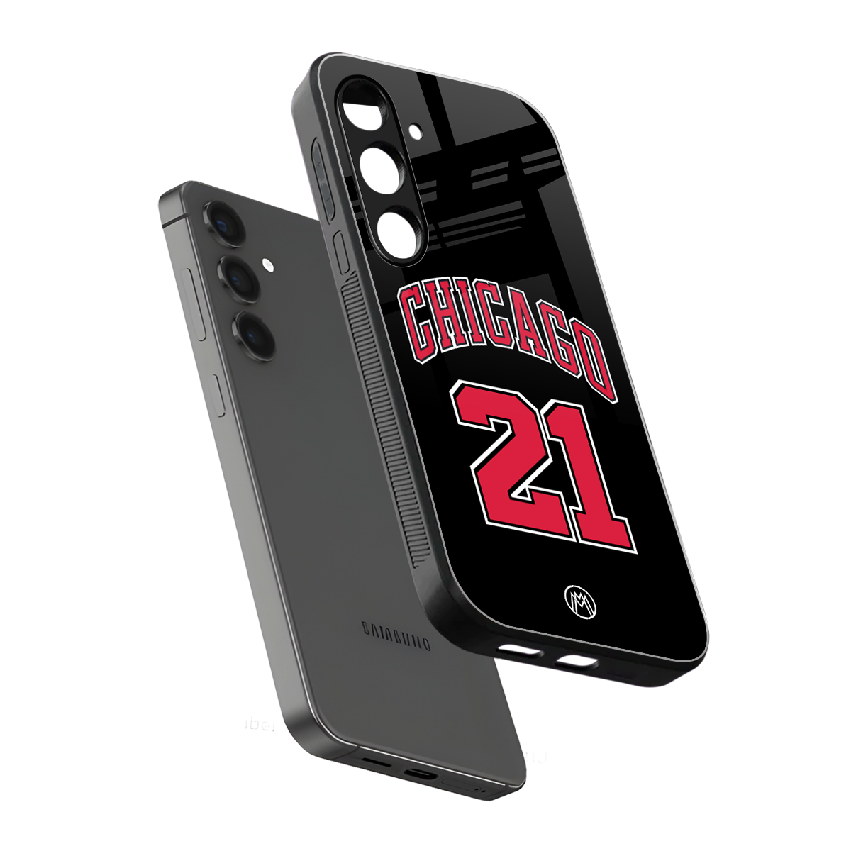 chicago 21 back phone cover | glass case for samsung galaxy s24 fe