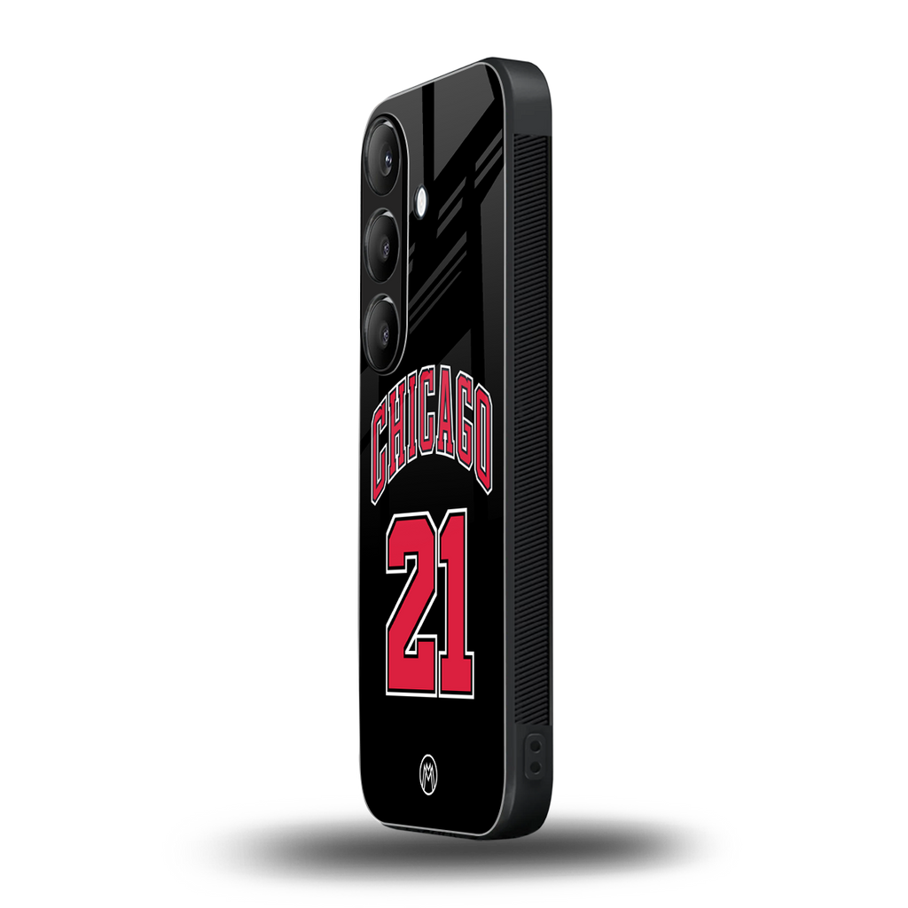 chicago 21 back phone cover | glass case for samsung galaxy s24